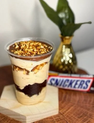 Creme de Caramelo, Brownie e Snickers